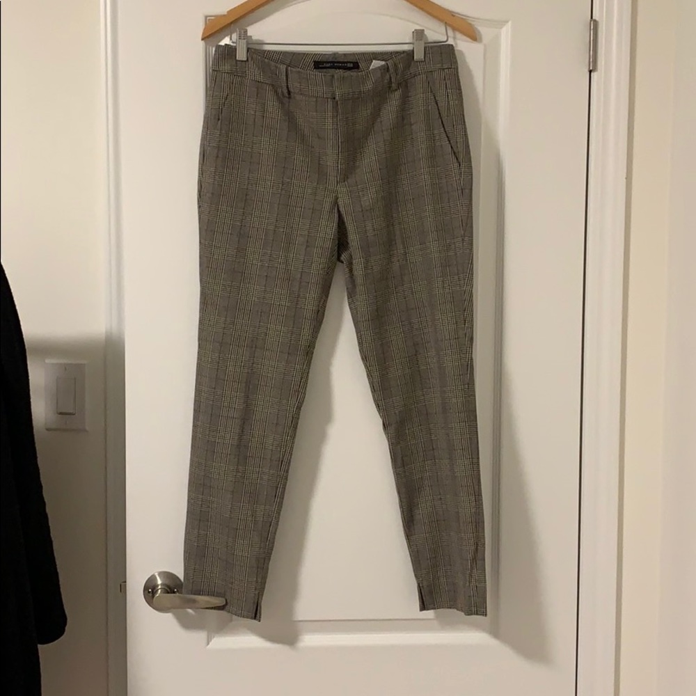 Zara plaid trousers